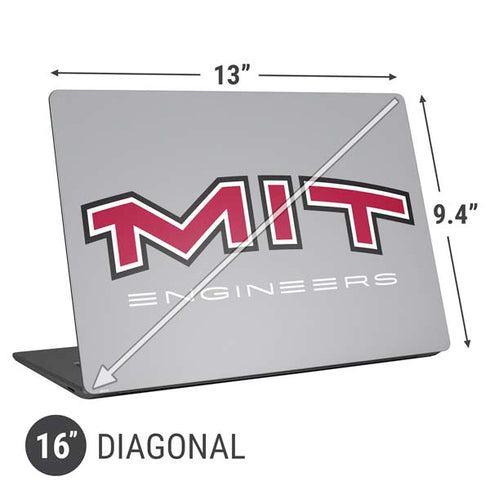 Massachusetts Institute of Technology MIT Engineers Grey Universal Laptop 16in (13 x 9.4in) Skin
